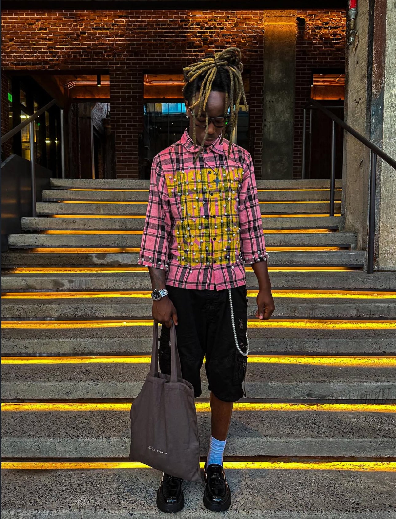 Pink Voguish Society Flannel