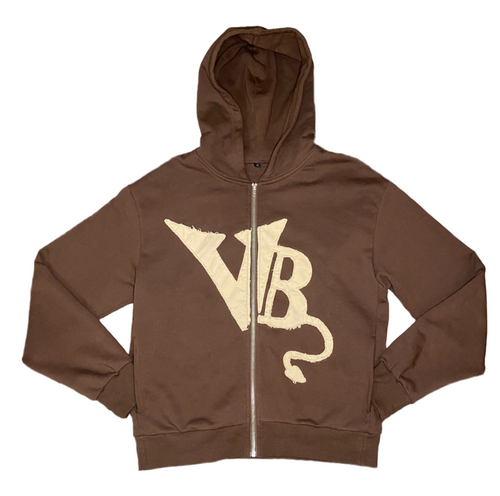 Brown Zip Up