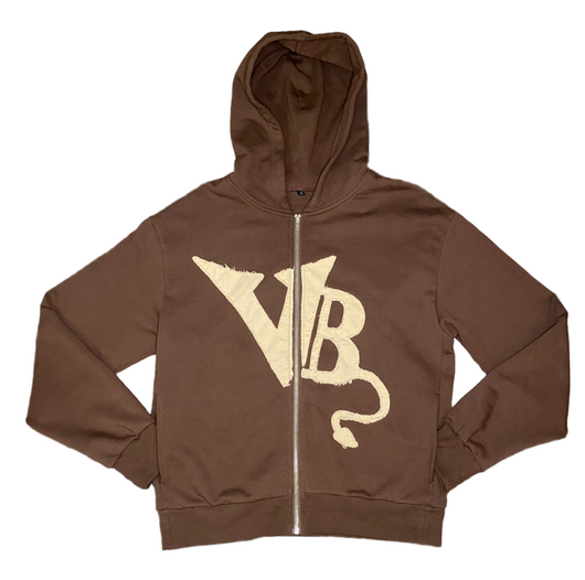 Brown Zip Up