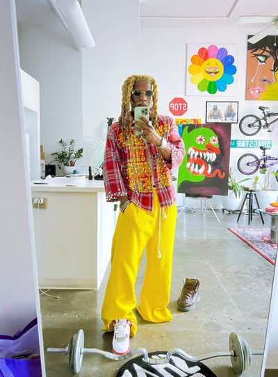 Red Voguish Society Flannel