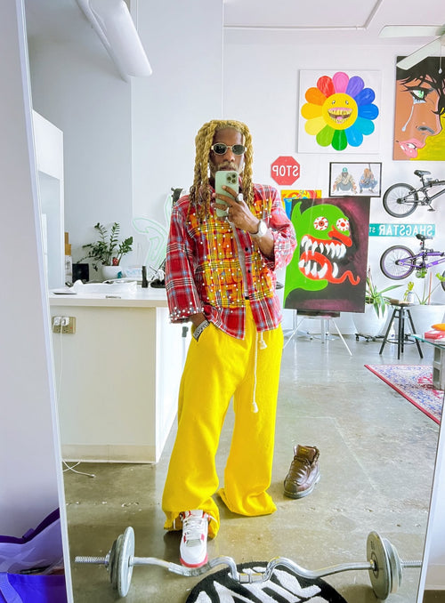 Red Voguish Society Flannel