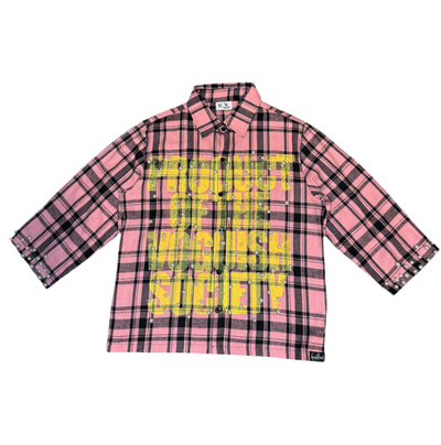 Pink Voguish Society Flannel