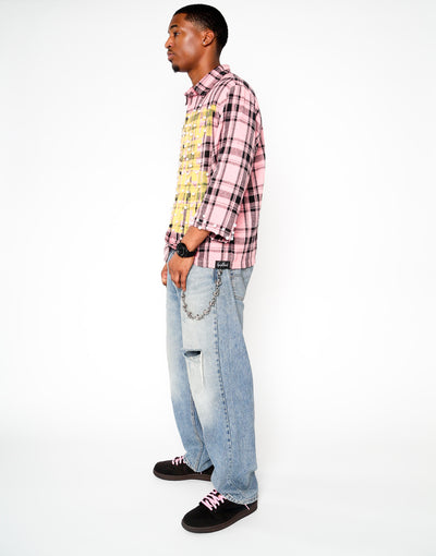 Pink Voguish Society Flannel