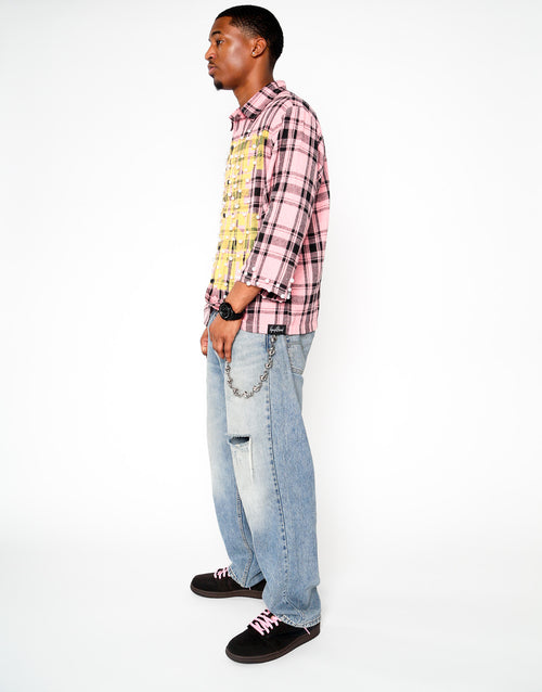 Pink Voguish Society Flannel