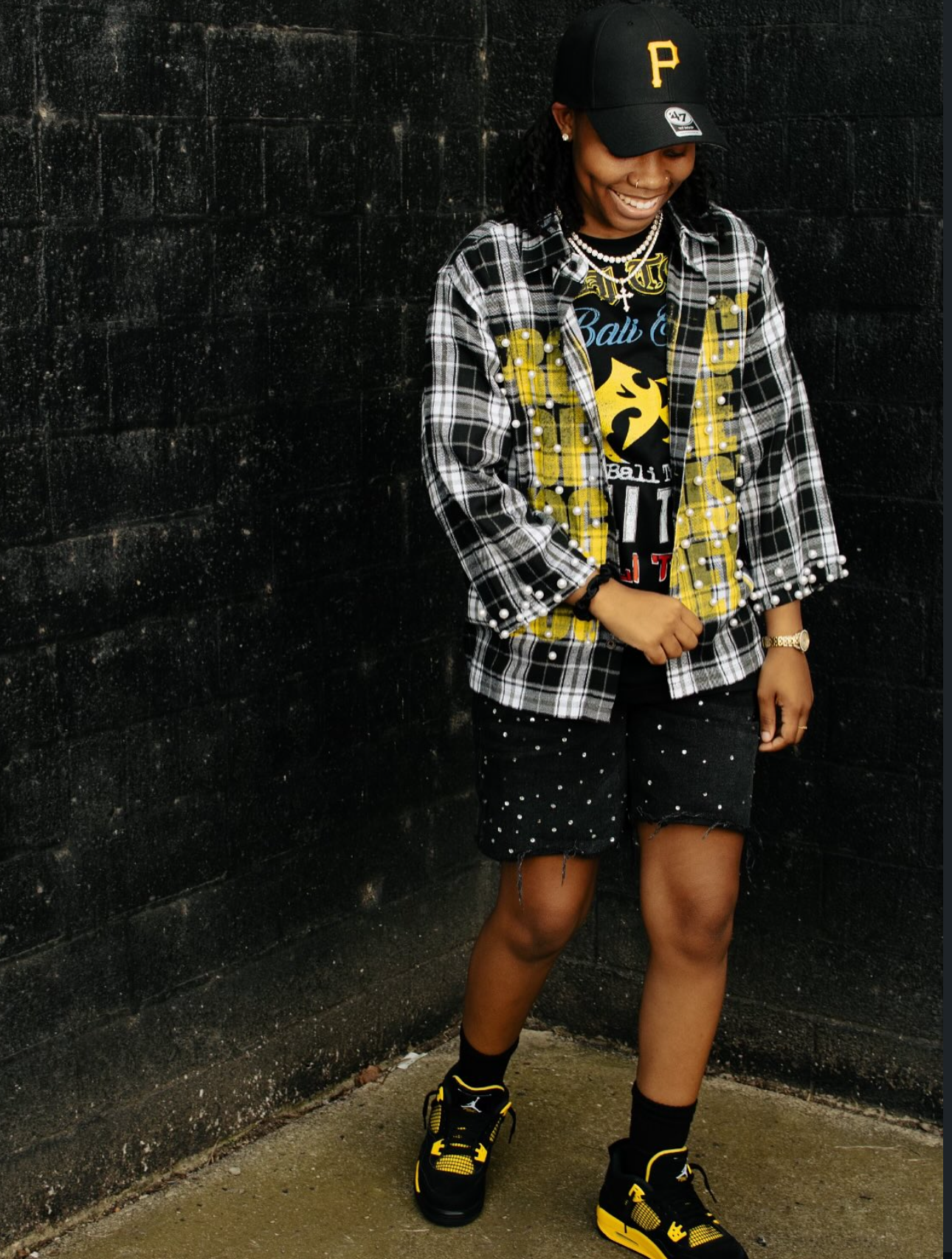 Black Voguish Society Flannel