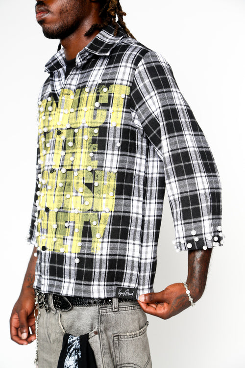 Black Voguish Society Flannel